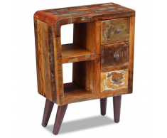 vidaXL Credenza in Legno Massello di Recupero 60x30x80 cm