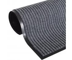 vidaXL Zerbino Grigio PVC 90 x 60 cm