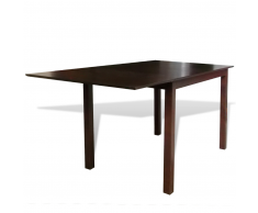 vidaXL Tavolo da pranzo allungabile in legno marrone 150 cm