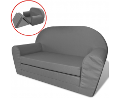 vidaXL Poltrona Letto per Bambini Grigia