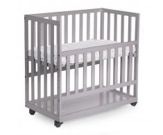 CHILDWOOD Culla Lettino 50x90 cm Legno di Faggio Grigio BSCNSG