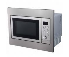 Exquisit Forno a Microonde da Incasso 25 L Argento EMW2546