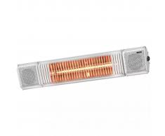 Eurom Riscaldatore da Patio Heat and Beat 2000 W Bianco 334593