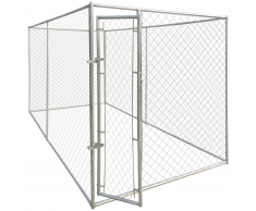 vidaXL Cuccia del cane da esterno resistente 200 x 400 195 cm