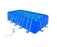 vidaXL Piscina con Pompa Acciaio filtro 540 x 270 122 cm