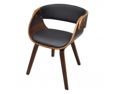 vidaXL Sedia da Pranzo con Telaio in Legno Marrone
