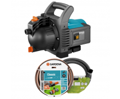 GARDENA Set Pompa da Giardino Classic 3500/4" 800 W 1719-20