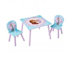 Disney 3 Pz Set Tavolo e Sedie Frozen 63x63x45 cm WORL234027