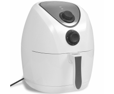 vidaXL Friggitrice ad aria 3,5 L in acciaio inox antiaderente bianca