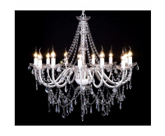 vidaXL Lampadario classico vetro 1600 cristalli, a sospensione