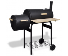 vidaXL Barbecue classico affumicatore a carbonella