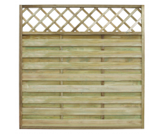vidaXL Pannello recinzione quadrato giardino tralliccio in legno 180 x cm