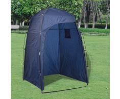 vidaXL Tenda per doccia/Wc/cambio vestiti blu