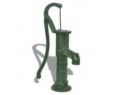 vidaXL Pompa d'acqua manuale da giardino in ghisa