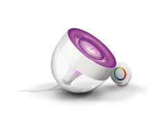 Philips PHILIPS LIC Lampada da tavolo Iris bianca, Illuminazione decorativa
