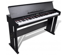 vidaXL Pianoforte Classico Digitale Elettronico con 88 Tasti e Leggio