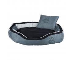 TRIXIE Letto per Cani Bonzo 60x50x20 cm Grigio e Nero 37715