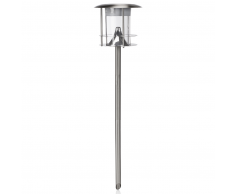 SMARTWARES Lampione Solare con Rilevatore di Movimento Argento GWS-179-MS