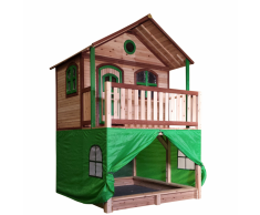 AXI Tenda per Casa Bambini in Plastica Verde A030.186.00