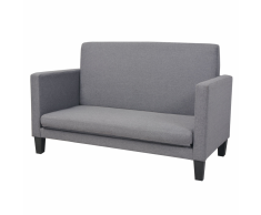 vidaXL Divano Letto in Tessuto 135x70x83,5 cm Grigio Scuro