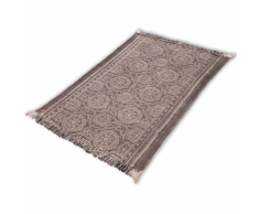 vidaXL Tappeto in Cotone 180x270 cm Colore Scuro