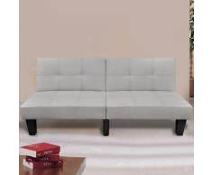 vidaXL Divano letto regolabile Beige