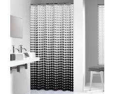 Sealskin Tenda per doccia Speckles 180 cm nera 233601319