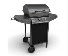 vidaXL Barbecue acciaio a gas Oregon da esterno, 2 bruciatori