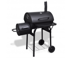 vidaXL Barbecue affumicatore robusto a carbonella