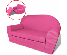 vidaXL Poltrona Letto per Bambini Rosa