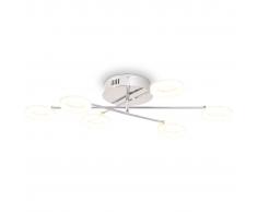 vidaXL Lampada LED da Soffitto con 6 Luci Bianco Caldo