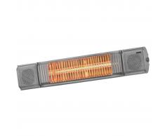 Eurom Riscaldatore da Patio "Heat and Beat" 2000 W Grigio 334586
