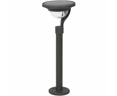 SMARTWARES Luce solare a LED Paletto luminoso 0,4 W Nero 5000.500