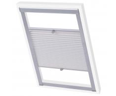 vidaXL Tenda plissettata oscurante bianca M08/308