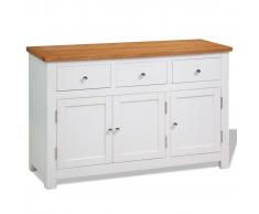 vidaXL Credenza 110x33,5x70 cm in Legno di Rovere