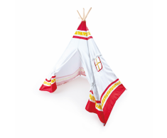 Hape Tenda Indiana Teepee per Bambini Rossa E4307