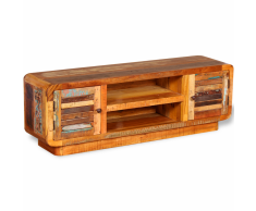 vidaXL Mobile Porta TV in Legno Massello di Recupero 120x30x40