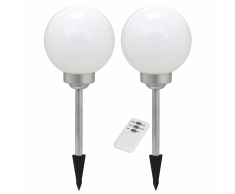 Ranex 410846 SMARTWARES Illuminazione Lampione da giardino solare 2 pezzi 0,24 W Bianco 5000.391