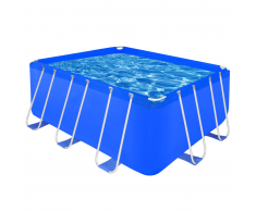 vidaXL Piscina Rettangolare Struttura acciaio 400 x 207 122 cm