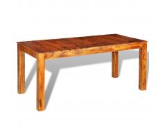 vidaXL Tavolo da Pranzo in Legno Massello di Sheesham 180x85x76 cm