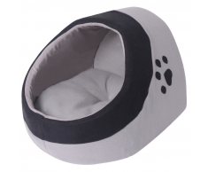 vidaXL Cuccia per Gatti Griggio e Nero L