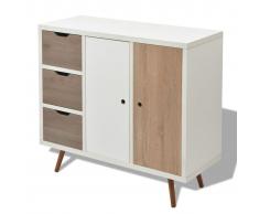vidaXL Credenza 99,5x39x86 cm Bianca