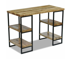 vidaXL Scrivania da Ufficio in Legno di Mango 110x55x76 cm