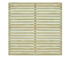 vidaXL Pannello di Recinzione da Giardino in Legno Pino 180x180 cm