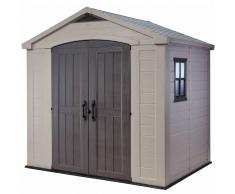 Keter Capanno per Attrezzi da Giardino Factor 86 (8x6) Beige 211248