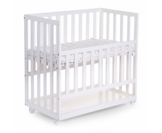 CHILDWOOD Culla Lettino 50x90 cm Legno di Faggio Bianco BSCNWI