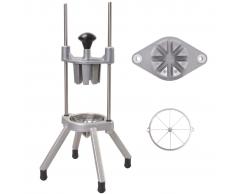 vidaXL Affettatrice Frutta/Verdura a Cuneo Acciaio Alluminio 1 Cutter