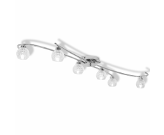 vidaXL Lampadario da Soffitto con 6 Lampadine G9 240 W