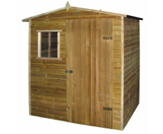 vidaXL Casetta da giardino in legno di pino impregnato 1,5 x 2 m