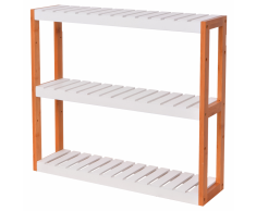 vidaXL Scaffale da Bagno in Legno di Bambù 60x15x54 cm